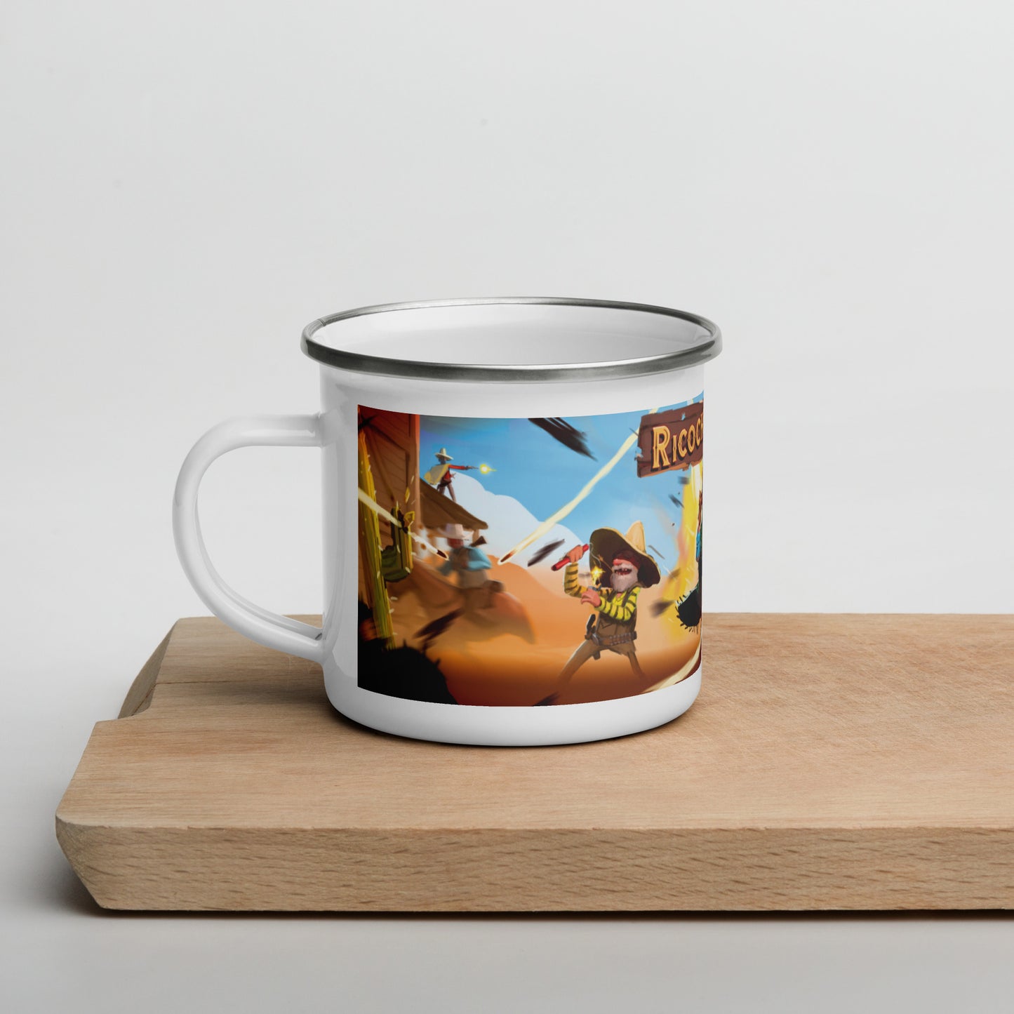 Ricochet Rodeo Enamel Mug